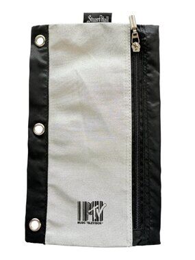 Vintage Stuart Hall MTV Music Television Pencil Pouch 3 Ring Binder Holographic